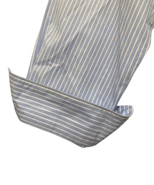 PLAY COMME des GARCONS（プレイコムデギャルソン）PLAY COMME des GARCONS The North Face X Play Blouse Stripe ザ ノース フェイス X プレイ ブラウス ストライプ AE-B202 スカイブルー サイズ:Lの古着・服飾アイテム