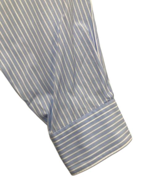 PLAY COMME des GARCONS（プレイコムデギャルソン）PLAY COMME des GARCONS The North Face X Play Blouse Stripe ザ ノース フェイス X プレイ ブラウス ストライプ AE-B202 スカイブルー サイズ:Lの古着・服飾アイテム