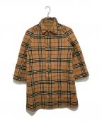 Burberry'sバーバリーズ）の古着「ノバチェック リバーシブルコート」｜ベージュ