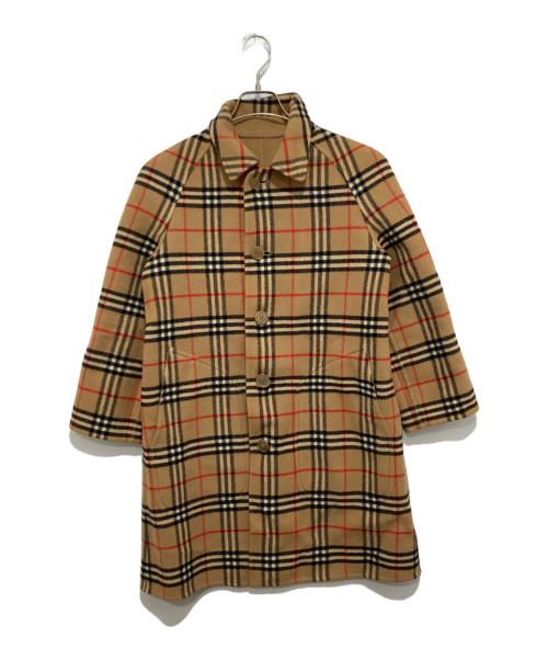 Burberry's（バーバリーズ）Burberry's (バーバリーズ) ノバチェック リバーシブルコート ベージュ サイズ:７の古着・服飾アイテム
