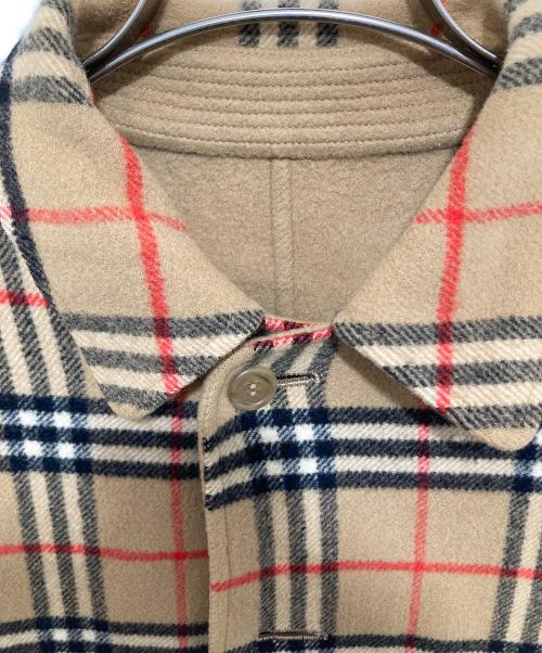 Burberry's（バーバリーズ）Burberry's (バーバリーズ) ノバチェック リバーシブルコート ベージュ サイズ:７の古着・服飾アイテム