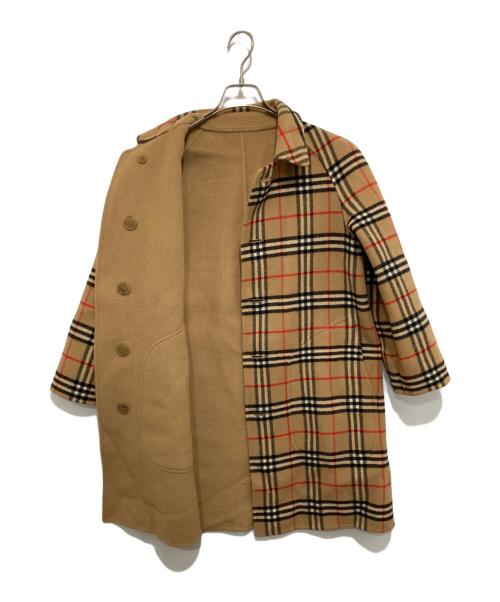 Burberry's（バーバリーズ）Burberry's (バーバリーズ) ノバチェック リバーシブルコート ベージュ サイズ:７の古着・服飾アイテム