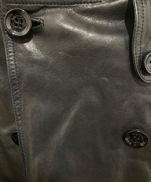 BURBERRY BRIT（バーバリーブリット）BURBERRY BRIT (バーバリーブリット) ラムレザートレンチコート ブラック サイズ:38の古着・服飾アイテム