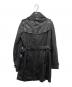 BURBERRY BRIT (バーバリーブリット) ラムレザートレンチコート ブラック サイズ:38：25000円