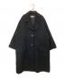 ISSEY MIYAKE（イッセイミヤケ）の古着「ウールチェスターコート IM39FA101」｜ブラック