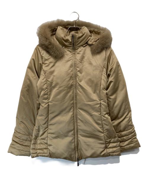 MONCLER（モンクレール）MONCLER (モンクレール) ダウンジャケット ブラウン サイズ:1の古着・服飾アイテム