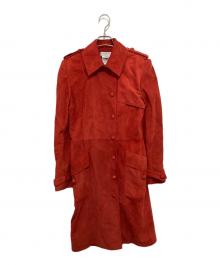 GIVENCHY（ジバンシィ）の古着「レザーコート」｜レッド