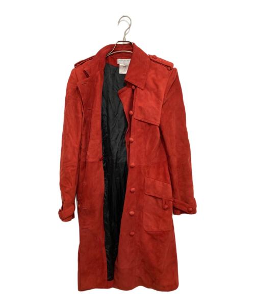 GIVENCHY（ジバンシィ）GIVENCHY (ジバンシィ) レザーコート レッド サイズ:36の古着・服飾アイテム
