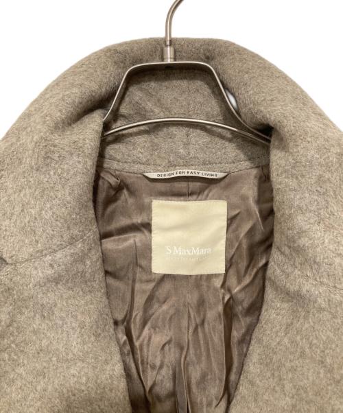 'S Max Mara（エスマックスマーラ）'S Max Mara (エスマックスマーラ) アルパカダブルコート　90860343 ベージュ サイズ:36の古着・服飾アイテム