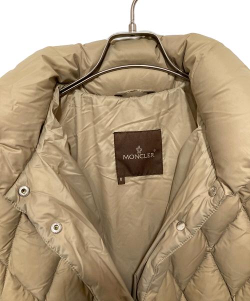 MONCLER（モンクレール）MONCLER (モンクレール) キルティングコート　49354-00-68959 ベージュの古着・服飾アイテム
