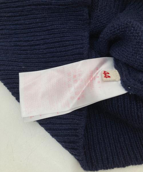 MARNI（マルニ）MARNI (マルニ) シェットランドウールナイロンクルーネックロゴニット GCMG0262Q0 UFH935 ネイビー サイズ:44の古着・服飾アイテム