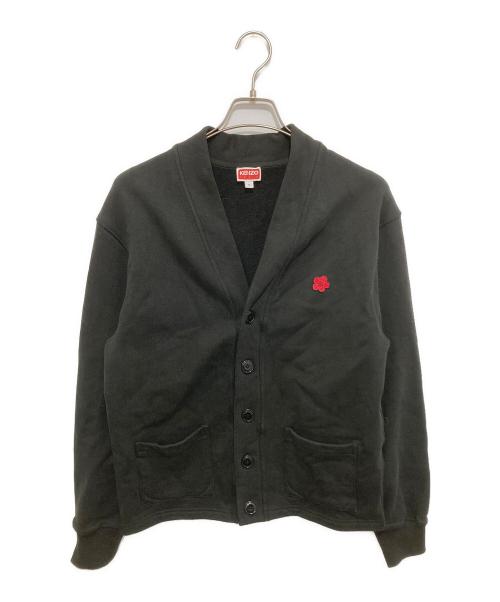 KENZO（ケンゾー）KENZO (ケンゾー) 'Boke Flower' エンブロイダリー カーディガン ブラック サイズ:Sの古着・服飾アイテム
