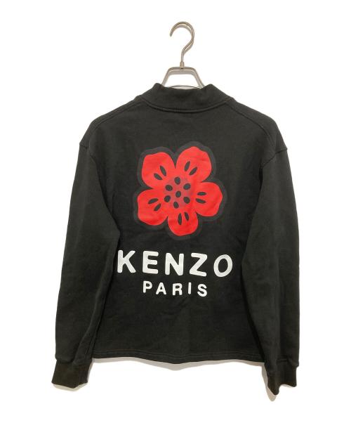 KENZO（ケンゾー）KENZO (ケンゾー) 'Boke Flower' エンブロイダリー カーディガン ブラック サイズ:Sの古着・服飾アイテム