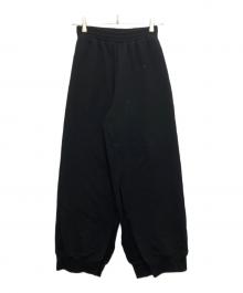 MM6 Maison Margiela（エムエムシックスメゾンマルジェラ）の古着「21AW スリットスウェットパンツ S52KA0315 S25337 」｜ブラック