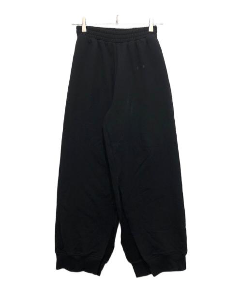 MM6 Maison Margiela（エムエムシックスメゾンマルジェラ）MM6 Maison Margiela (エムエムシックスメゾンマルジェラ) 21AW スリットスウェットパンツ S52KA0315 S25337  ブラック サイズ:XSの古着・服飾アイテム