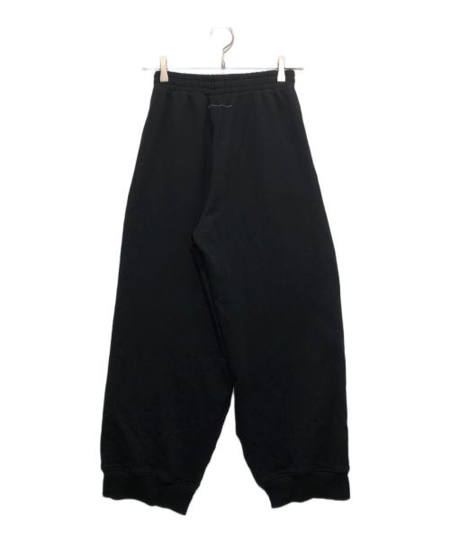 MM6 Maison Margiela（エムエムシックスメゾンマルジェラ）MM6 Maison Margiela (エムエムシックスメゾンマルジェラ) 21AW スリットスウェットパンツ S52KA0315 S25337  ブラック サイズ:XSの古着・服飾アイテム