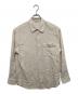 AURALEE（オーラリー）の古着「SUPER LIGHT WOOL SHIRTS スーパー ライト ウール シャツ A22AS01OS」｜アイボリー