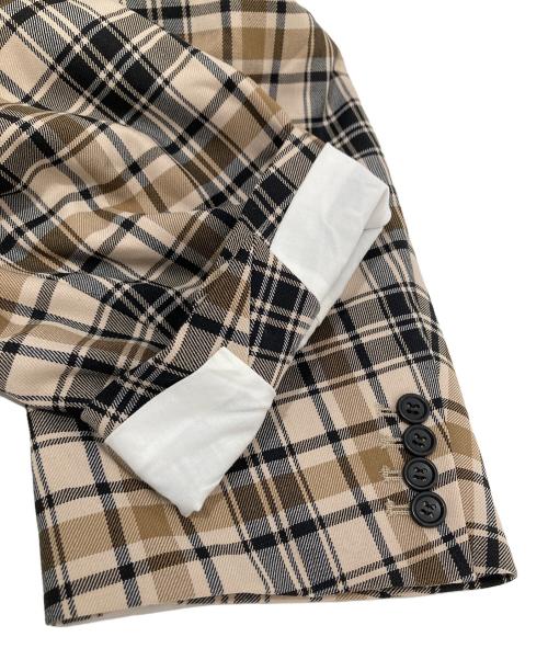 CLANE（クラネ）CLANE (クラネ) 2WAY TAILORED OVER JACKET オーバーサイズテーラードジャケット 19103-0442 ブラウン サイズ:1の古着・服飾アイテム
