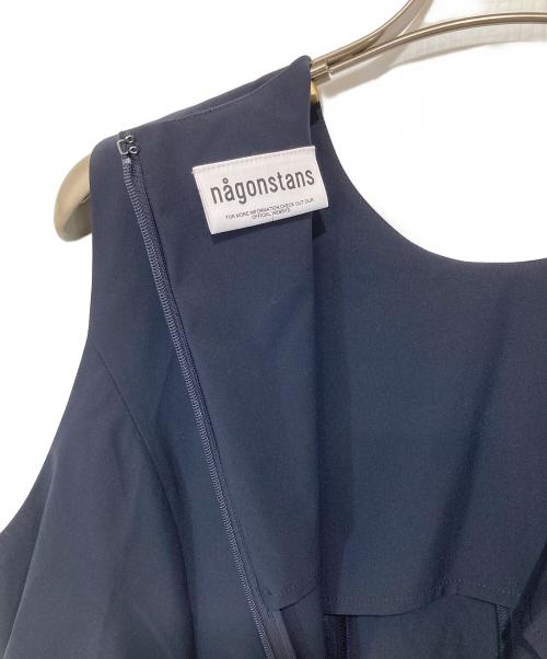 nagonstans（ナゴンスタンス）nagonstans (ナゴンスタンス) ridge line dress タンクドレス 470JS433-1901 ネイビー サイズ:Mの古着・服飾アイテム