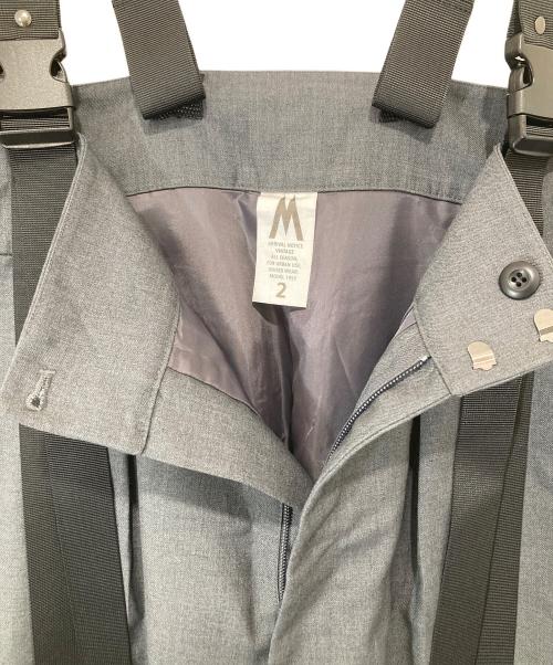 M53.（エム53）M53. (エム53) MP-023 Coveralls Dress Pants ドレスパンツ グレー サイズ:2の古着・服飾アイテム