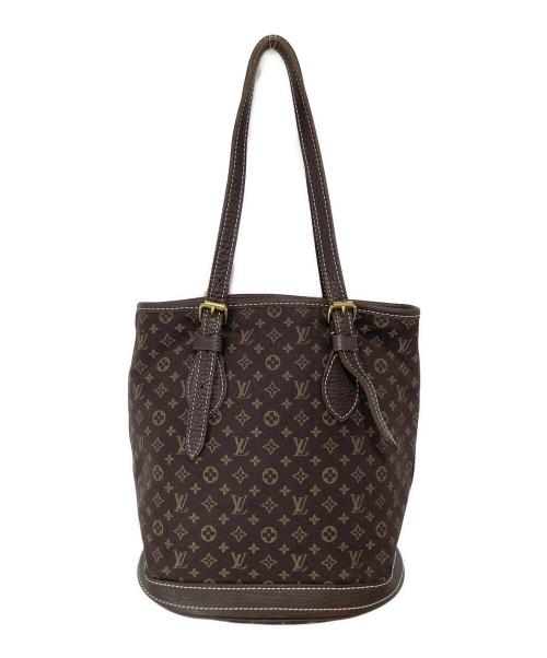 LOUIS VUITTON（ルイ ヴィトン）LOUIS VUITTON (ルイ ヴィトン) モノグラム ミニ ラン バケットPM トートバッグ ブラウン・ベージュ サイズ:PMの古着・服飾アイテム