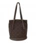 LOUIS VUITTON（ルイ ヴィトン）の古着「モノグラム ミニ ラン バケットPM トートバッグ」｜ブラウン・ベージュ