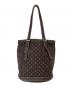 LOUIS VUITTON (ルイ ヴィトン) モノグラム ミニ ラン バケットPM トートバッグ ブラウン・ベージュ サイズ:PM：60000円