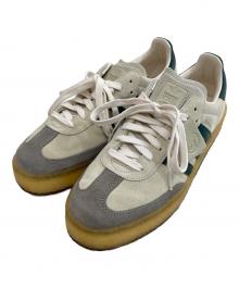 adidas×RONNIE FIEG×CLARKS（アディダス×ロニー・フィグ×クラークス）の古着「Samba "White/Green"　サンバホワイトグリーン　ID7297」｜アイボリー