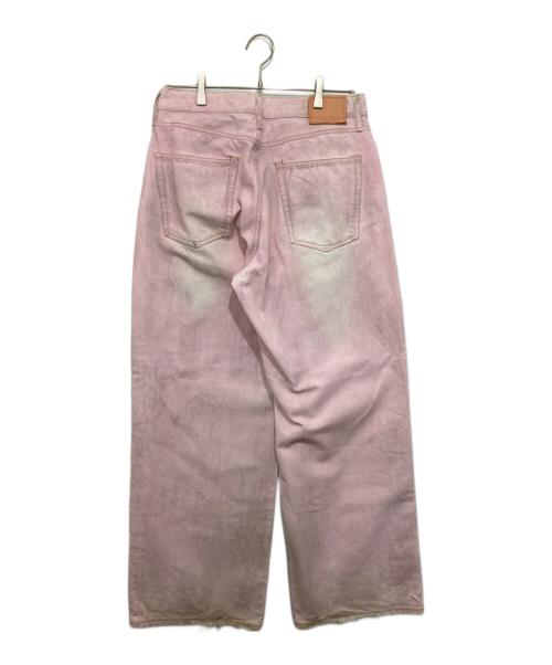 Acne studios（アクネ ストゥディオズ）ACNE STUDIOS (アクネ ストゥディオズ) ルーズフィットジーンズ ピンク サイズ:38の古着・服飾アイテム