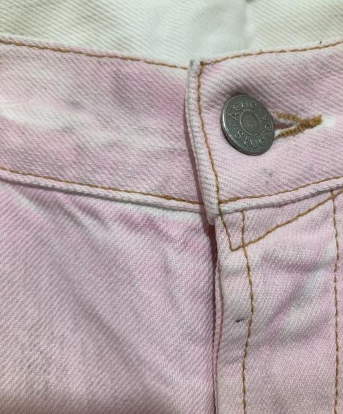 Acne studios（アクネ ストゥディオズ）ACNE STUDIOS (アクネ ストゥディオズ) ルーズフィットジーンズ ピンク サイズ:38の古着・服飾アイテム
