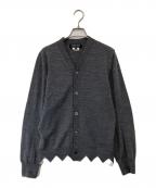 COMME des GARCONS HOMME DEUXコムデギャルソン オム ドゥ）の古着「ニットカーディガン」｜グレー