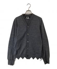COMME des GARCONS HOMME DEUX（コムデギャルソン オム ドゥ）の古着「ニットカーディガン」｜グレー
