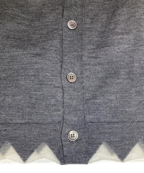 COMME des GARCONS HOMME DEUX（コムデギャルソン オム ドゥ）COMME des GARCONS HOMME DEUX (コムデギャルソン オム ドゥ) ニットカーディガン グレー サイズ:Sの古着・服飾アイテム