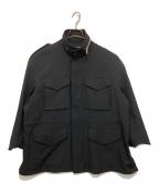 ）の古着「BACK SATIN M-65 FIELD JACKET バック サテン エム シックスティファイブ フィールド ジャケット 24FW-REJK-197L-J」｜ブラック