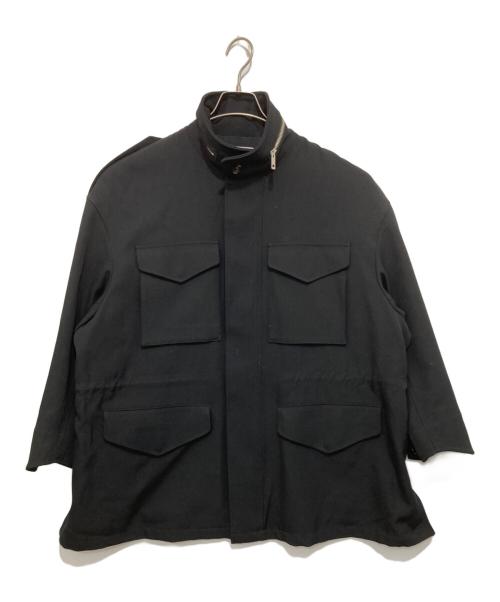 THE RERACS（ザ リラクス）THE RERACS (ザ リラクス) BACK SATIN M-65 FIELD JACKET バック サテン エム シックスティファイブ フィールド ジャケット 24FW-REJK-197L-J ブラック サイズ:38の古着・服飾アイテム