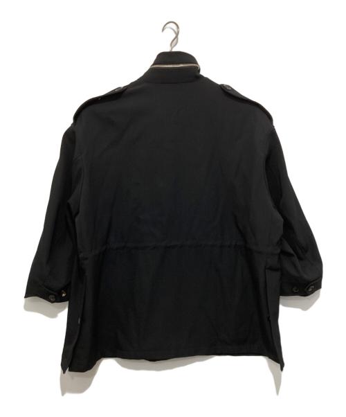 THE RERACS（ザ リラクス）THE RERACS (ザ リラクス) BACK SATIN M-65 FIELD JACKET バック サテン エム シックスティファイブ フィールド ジャケット 24FW-REJK-197L-J ブラック サイズ:38の古着・服飾アイテム
