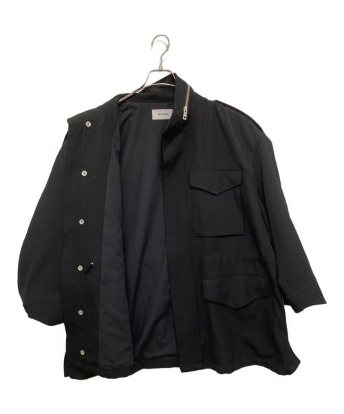 THE RERACS（ザ リラクス）THE RERACS (ザ リラクス) BACK SATIN M-65 FIELD JACKET バック サテン エム シックスティファイブ フィールド ジャケット 24FW-REJK-197L-J ブラック サイズ:38の古着・服飾アイテム