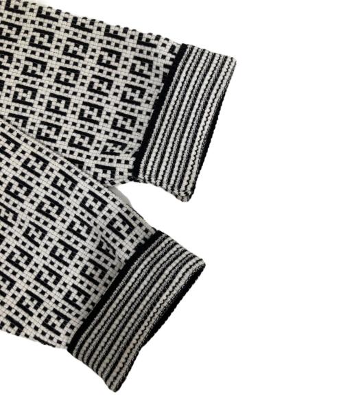 FENDI（フェンディ）FENDI (フェンディ) 21AW ズッカ柄 モノグラム セーター FZY433 AF59 グレー サイズ:48の古着・服飾アイテム