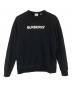 BURBERRY（バーバリー）の古着「8055312 ロゴプリント スウェットシャツ」｜ブラック