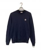 MONCLERモンクレール）の古着「ロゴワッペンスウェット　I10918G00053 809KR」｜ネイビー