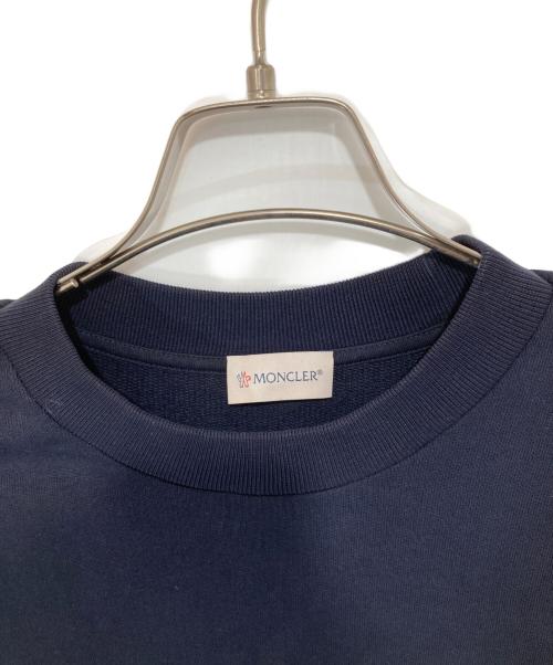 MONCLER（モンクレール）MONCLER (モンクレール) ロゴワッペンスウェット　I10918G00053 809KR ネイビー サイズ:Sの古着・服飾アイテム