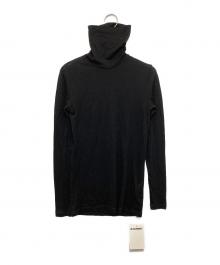 JIL SANDER+（ジルサンダープラス）の古着「タートルネックカットソー J40GC0020」｜ブラック