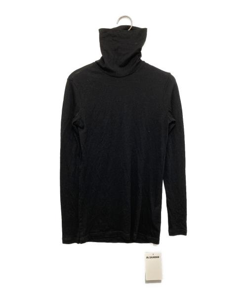 JIL SANDER+（ジルサンダープラス）JIL SANDER+ (ジルサンダープラス) タートルネックカットソー J40GC0020 ブラック サイズ:XSの古着・服飾アイテム