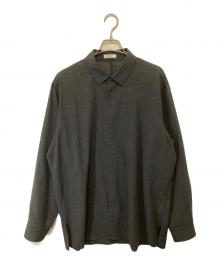 ATON×URBAN RESEARCH（エイトン×アーバンリサーチ）の古着「OVERSIZED SHIRTS　オーバーサイズドシャツ　BLAGGM6300」｜グレー