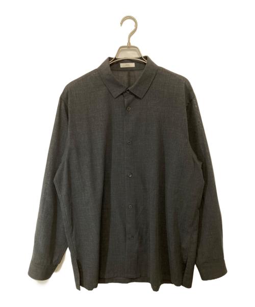 ATON（エイトン）ATON (エイトン) URBAN RESEARCH (アーバンリサーチ) OVERSIZED SHIRTS　オーバーサイズドシャツ　BLAGGM6300 グレー サイズ:04の古着・服飾アイテム