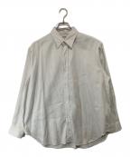 A.PRESSEアプレッセ）の古着「Double Weave Twill Regular Collar Shirt　ダブルウェーブツイルレギュラーカラーシャツ　 26SAP-02-05」｜ホワイト