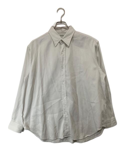 A.PRESSE（アプレッセ）A.PRESSE (アプレッセ) Double Weave Twill Regular Collar Shirt　ダブルウェーブツイルレギュラーカラーシャツ　 26SAP-02-05 ホワイト サイズ:02の古着・服飾アイテム