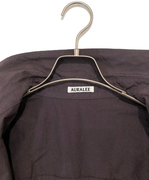 AURALEE（オーラリー）AURALEE (オーラリー) Garment-Dyed Finx Shuttle Weather Shirt　ガーメントダイ フィンクス シャトル ウェザー シャツ　A26SS01SW ブラウン サイズ:03の古着・服飾アイテム