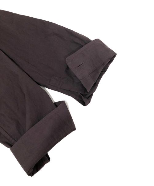 AURALEE（オーラリー）AURALEE (オーラリー) Garment-Dyed Finx Shuttle Weather Shirt　ガーメントダイ フィンクス シャトル ウェザー シャツ　A26SS01SW ブラウン サイズ:03の古着・服飾アイテム