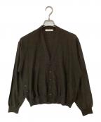 LEMAIREルメール）の古着「TWISTED CARDIGAN（ツイストカーディガン）　PO0023 LK087-26SS」｜ブラウン